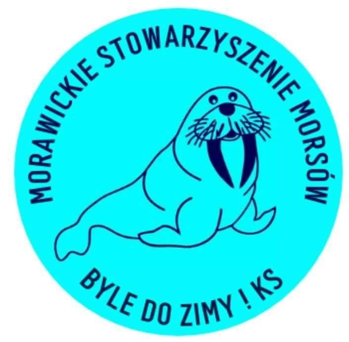 Logo Morawickiego Stowarzyszenia Morsów Byle do Zimy